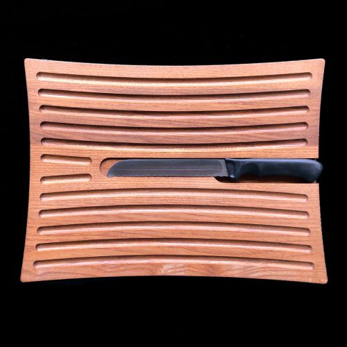 Brotbrett konkav mit Rillen