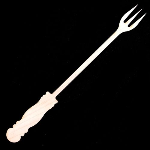 Fonduegabel Holz Griff 1