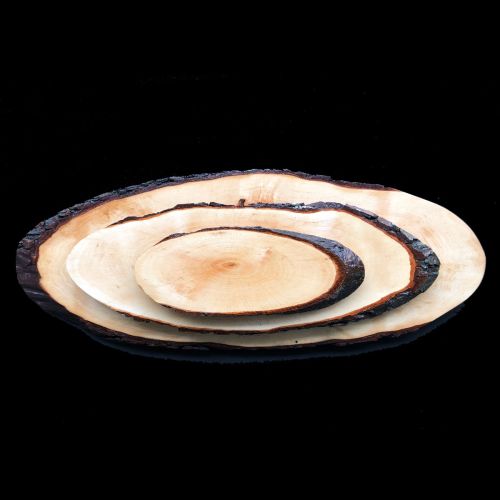 Schneide-/Rüstbrett Rinde oval gross