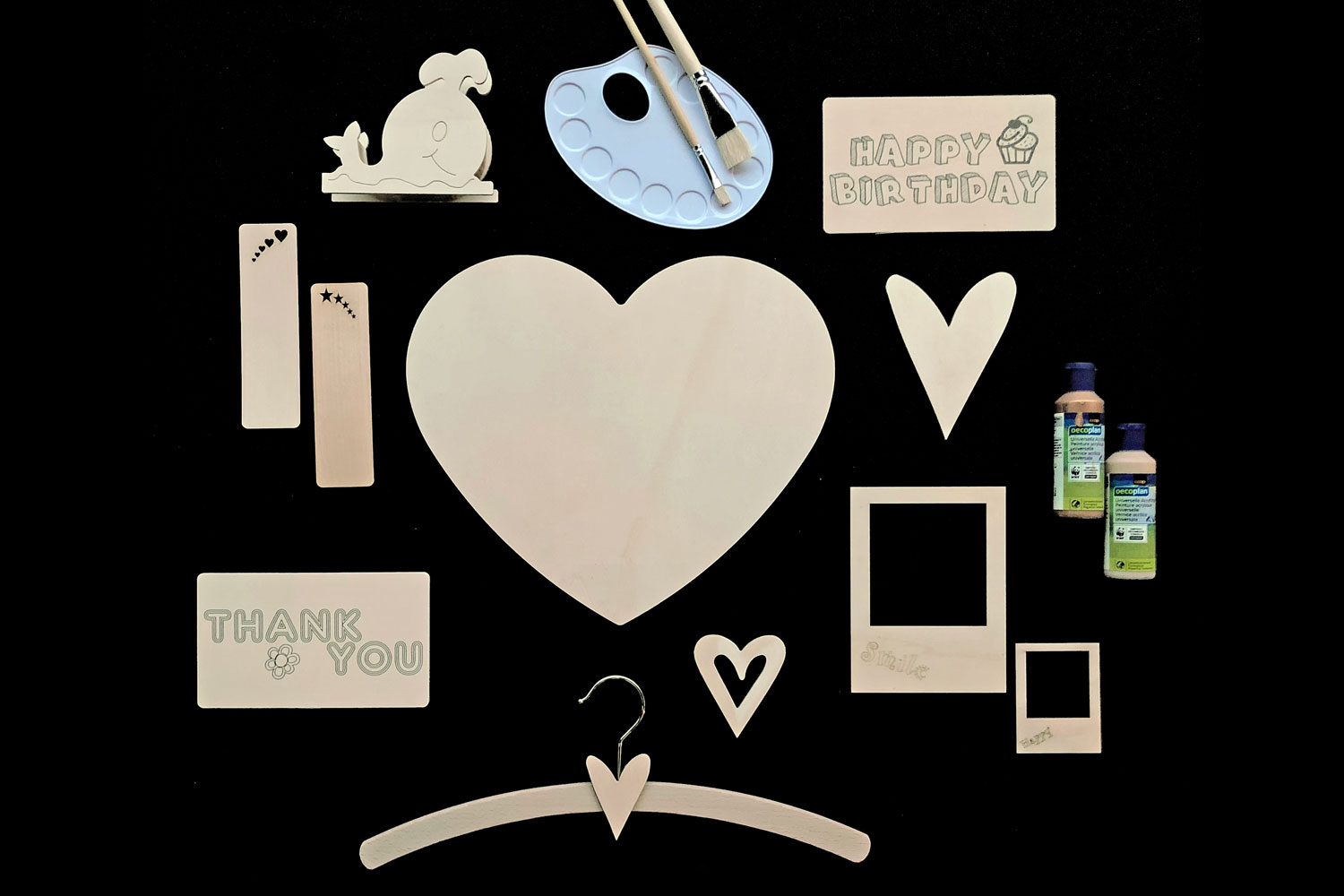 Müller Holzwarenfabrik AG - Bastel-Sortiment - Bastelartikel - Coop Bau+Hobby - Oecoplan