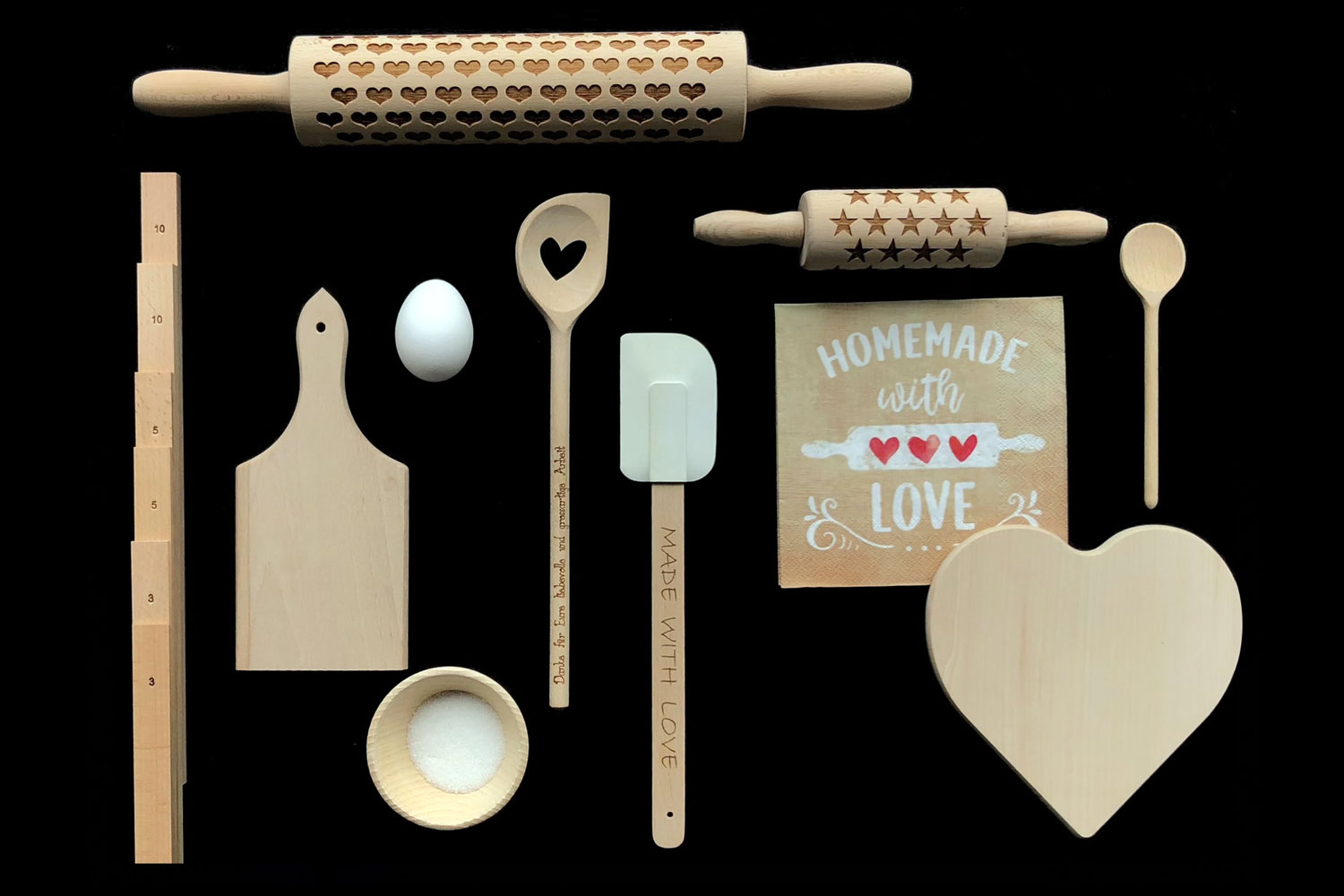 Müller Holzwarenfabrik AG - Sortiment - Tisch und Küche Küchenhilfen - Holzartikel / Bastelartikel