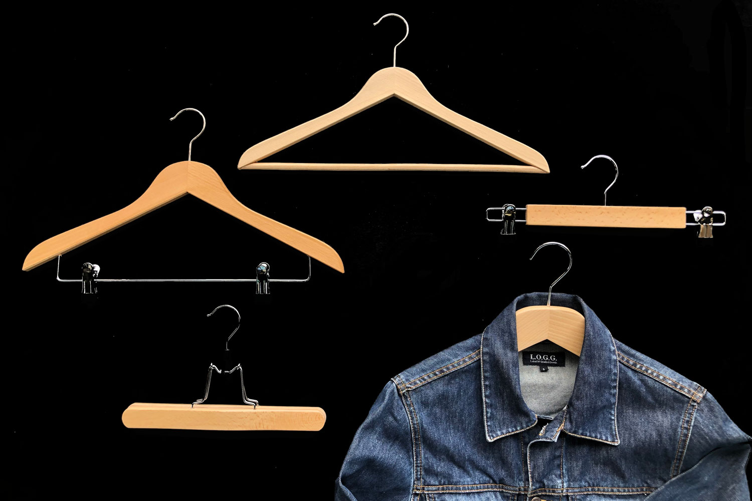 Müller Holzwarenfabrik AG - Sortiment - Kleiderbügel - Holz - Formbügel Profi